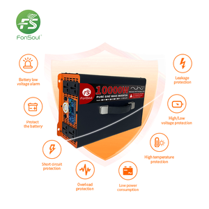 Inversor <span class=keywords><strong>de</strong></span> Onda Sinusoidal Pura Fonsoul 24V-220V 10000W <span class=keywords><strong>para</strong></span> Uso Doméstico y Automotriz, <span class=keywords><strong>Convertidor</strong></span> <span class=keywords><strong>de</strong></span> CC/CA <span class=keywords><strong>de</strong></span> Alta Eficiencia 50/60Hz - Product Image 6