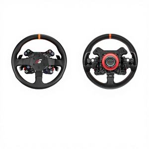 Simagic Neo-Anillo rojo de cuero para rueda de carreras, rueda de carreras redonda, de color rojo, clásico/drift/Rally/<span class=keywords><strong>GT</strong></span> - Product Image 3