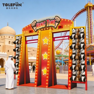 เครื่องเล่นงานรื่นเริง Tolefun CE สำหรับ 2 คน ไฟ LED โครงสร้างโลหะ ขนาดใหญ่ สำหรับใช้งานกลางแจ้ง อุปกรณ์สวนสนุก ธีมงานรื่นเริง เกมแข่งขันแขวนเวลา - Product Image 1
