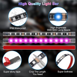 Kit de Luces LED RGB para Motocicleta 2026, con Control por Aplicación y Sonido, Luz de Atmósfera para Chasis y Cola de Moto, Luz de Neón para Motocicleta - Product Image 4