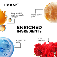 Patchs Hydrogel pour les Yeux en Or 24K Personnalisés OEM, Collagène HA Niacinamide Caféine, Raffermissants, Anti-Rides, Anti-Cernes