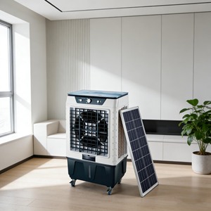 Photovoltaic Portable Household Water Air Cooler 220-240V 240W 40L Low Noise <b>Humidify</b> for 50-70㎡Family Home/Room EYH-7000B Deser - Product Image 3