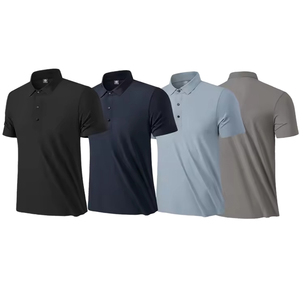 Camisetas de Golf para Hombre de Primera Calidad, Dropshipping, Logotipo Personalizado, Cuello Camisero, Manga Corta, Nailon, Spandex, Antiarrugas - Product Image 2