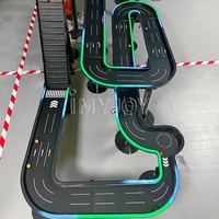 SSS F1car Circuit de course de billes de marbre de simulation pour compétition nationale, avec jeu de course et de combat de flipper, Fabricant de circuits de course de billes de marbre de qualité supérieure