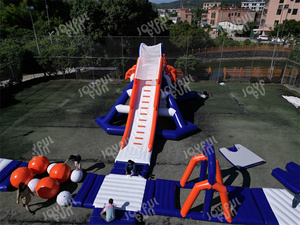 JOYFUL FUN Parc aquatique gonflable commercial de grande taille pour les sports aquatiques d'été, jeux et parcours d'obstacles gonflables flottants - Product Image 3