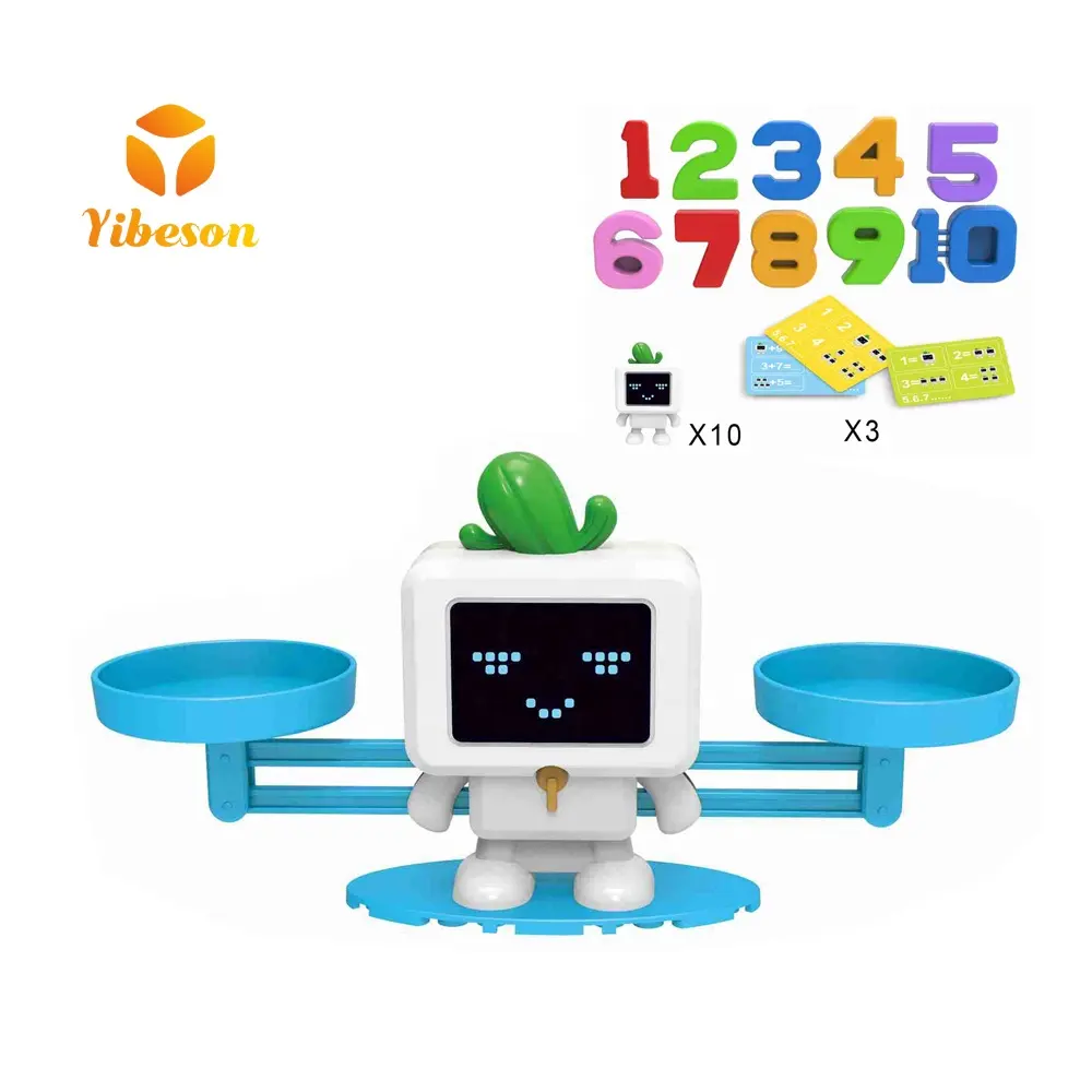 Weight number counting toys math game balancing educational balance scale toy for children