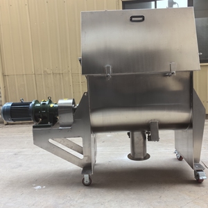 Mezclador de cinta horizontal mortero de arena seca máquina mezcladora de polvo de suelo licuadora de cinta de calefacción eléctrica de acero inoxidable químico - Product Image 4