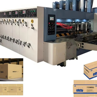 Máquina Automática de Impresión, Ranurado y Corte de Cartón Corrugado de 4 Colores