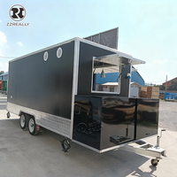 2025 remorques alimentaires de Restaurant entièrement équipées conteneur préfabriqué Restaurant alimentaire camion Mobile Sandwich Taco café Bar chariot