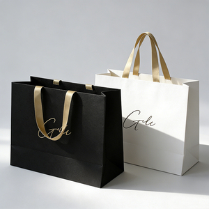 Sacs d'Emballage Cadeaux Personnalisés Imprimés Personnalisés Recyclables Sac Fourre-Tout à Shopping en Papier Carton de Luxe Premium Vêtements avec Logo - Product Image 6