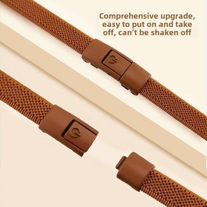 Lacci per Scarpe Senza Nodi da <span class=keywords><strong>8mm</strong></span> con Chiusura a Pressione, Lacci Elastici Senza Nodi per Sneaker, per Bambini e Adulti, 100cm - Product Image 4