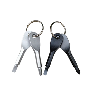 Wholesale OEM Mini Phillips <b>Screwdriver</b> <b>Set</b> Key Chain Pocket <b>Screwdriver</b> Keychain Portable Cross Stainless Steel Nickel Finish - Product Image 1