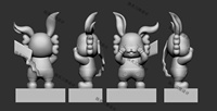 Servicio de Escultura 3D Personalizado, Crea Archivos de Diseño 3D de Alta Definición para Piezas Industriales, Calzado, Transporte, Arte, Prototipos