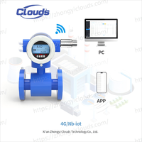 Nubes 4G/NB-IoT Medidor de flujo inalámbrico a prueba de explosiones resistente a la corrosión Solución IoT API/Gestión remota de integración en la nube