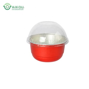 150ml muffin <span class=keywords><strong>silicone</strong></span> mini fromage feuille d'aluminium tasse à gâteau rond jetable ustensiles de cuisson - Product Image 3