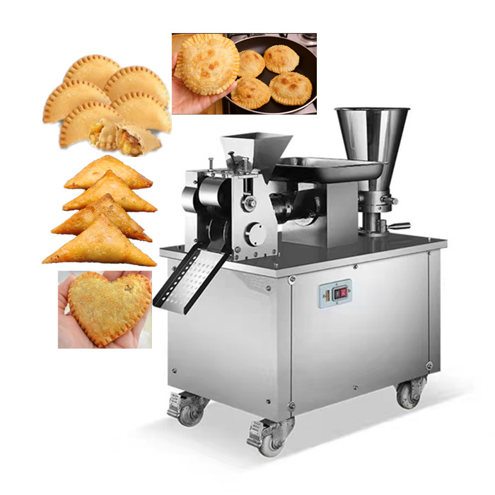 Pastelito grande máquina empanadas samosa fabricante de carne automática, máquina para fazer manequim de carne