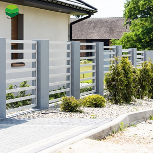 Sistema de esgrima modular para exteriores, paneles de metal baratos, puerta eléctrica para granja, jardín, cercado de aluminio personalizado, resistente al agua - Product Image 1