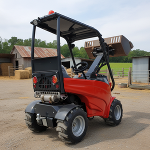 Mini Cargadora <span class=keywords><strong>de</strong></span> Ruedas Hidrostática HAIJU H140, Capacidad 350 kg, con Motor <span class=keywords><strong>de</strong></span> Gasolina LONCIN, Velocidad 20 km/h, para Uso Agrícola y <span class=keywords><strong>de</strong></span> Jardín, Gran Venta - Product Image 6