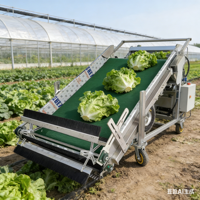 Mini-récolteuse électrique de légumes-feuilles, équipement agricole facile à utiliser pour petites exploitations, récolte de laitue et de colza, haute qualité, vente chaude