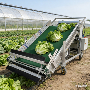 Mini-récolteuse électrique de légumes-feuilles, équipement agricole facile à utiliser pour petites exploitations, récolte de laitue et de colza, haute qualité, vente chaude - Product Image 3