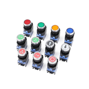 LA38-11D-R interrupteurs à <span class=keywords><strong>bouton</strong></span>-<span class=keywords><strong>poussoir</strong></span> lumineux à <span class=keywords><strong>ressort</strong></span>, verrouillage momentané, verrouillage plat, 1No 1Nc, arrêt <span class=keywords><strong>d</strong></span>'urgence, 22mm, Led - Product Image 6