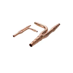 Hengshi VRV A/C System Air Conditioning Accessories Hitachi Copper Pipe Fittings Y Branch Joint