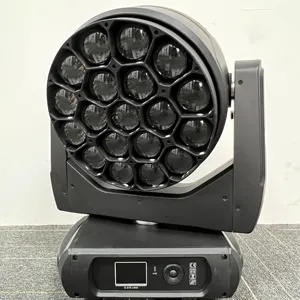 K20 19*15W rgbw 4in1 big eye led moving head stage light zoom wash beam lights projector lights