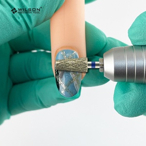 Forma cónica de 5,4mm con ranura de refrigeración, brocas de alisado de uñas de bajo ruido para pulir el área de la cutícula, herramienta de uñas para manicura y belleza - Product Image 6