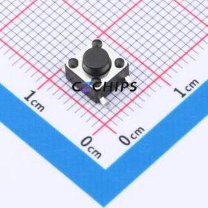 TS110426045 Tactile Switch SMD-4P,6x6mm Switch Single Pole Single Throw Round Button 2.6N 4.5mm - Product Image 1