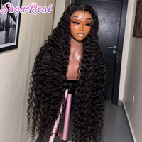 Wig Rambut Asli Deep Wave hd Lace Frontal Tanpa Lem, Wig Rambut Asli Full hd Lace, Wig Rambut Asli Grosir, Vendor Wig Rambut Asli, Rambut India Mentah