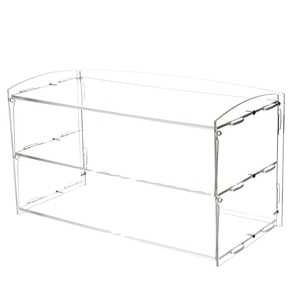 Display Donuts Cabinet 2022 Acrylic Bakery Pastry Display Case Stand For Cakes Donuts Cupcakes Custom Made 4-tier Acrylic Cabinet