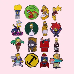Fun Family Life TV Enamel Pins Brooches Collect Anime Lapel Badges pin Men Women Fashion Jewelry Gifts Backpack The pin Simpsons