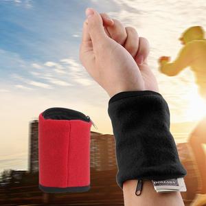 Mini Bolso de Muñeca con Cremallera para Hombre y Mujer, para Deportes, Fitness, Correr, Gimnasio, Ciclismo, Monedero Seguro para Monedas, de Algodón - Product Image 2