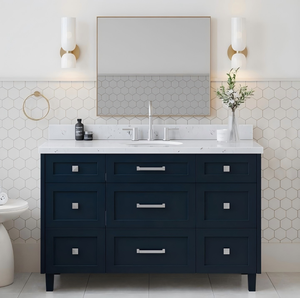 Mobile Bagno in Legno con Doppio Lavabo, Bordi Curvi e Piano in Marmo, Finitura Verniciata Resistente, con Specchio LED - Product Image 2