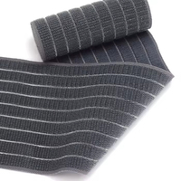 Ceinture abdominale élastique large, durable et douce pour la peau, avec soutien médical, en soie de poisson ajourée