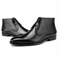 Bottines Western pour Hommes - Chaussures Chelsea Confortables pour Hommes