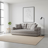 Nouvelle Arrivée 2026 : Canapé-Lit Modulable Moderne et Populaire, Doux et Compressible, pour Appartement et Salon, Design Pliable Écologique