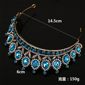Couronnes <span class=keywords><strong>de</strong></span> Princesse en Gros, Couronnes <span class=keywords><strong>de</strong></span> Mariée Tendance en Alliage avec <span class=keywords><strong>Strass</strong></span>, Bijoux <span class=keywords><strong>de</strong></span> <span class=keywords><strong>Cheveux</strong></span> <span class=keywords><strong>de</strong></span> Mariage - Product Image 2