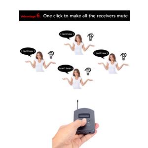 Système audio sans fil pour <span class=keywords><strong>guide</strong></span> <span class=keywords><strong>touristique</strong></span>, émetteur-récepteur portable UHF longue portée, pour musée, usine, visite - Product Image 6