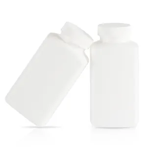HDPE 250毫升方形瓶塑料动力瓶/药物/蛋白质/健身/健康/支持定制