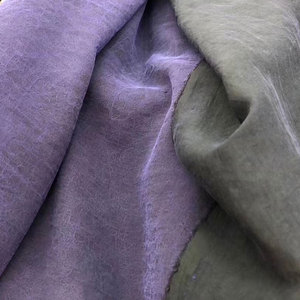 Charmeuse verde <span class=keywords><strong>smeraldo</strong></span> spesso lavato opaco puro semplice crepe100 seta gambiered canton tessuti in tessuto di seta per abbigliamento - Product Image 3
