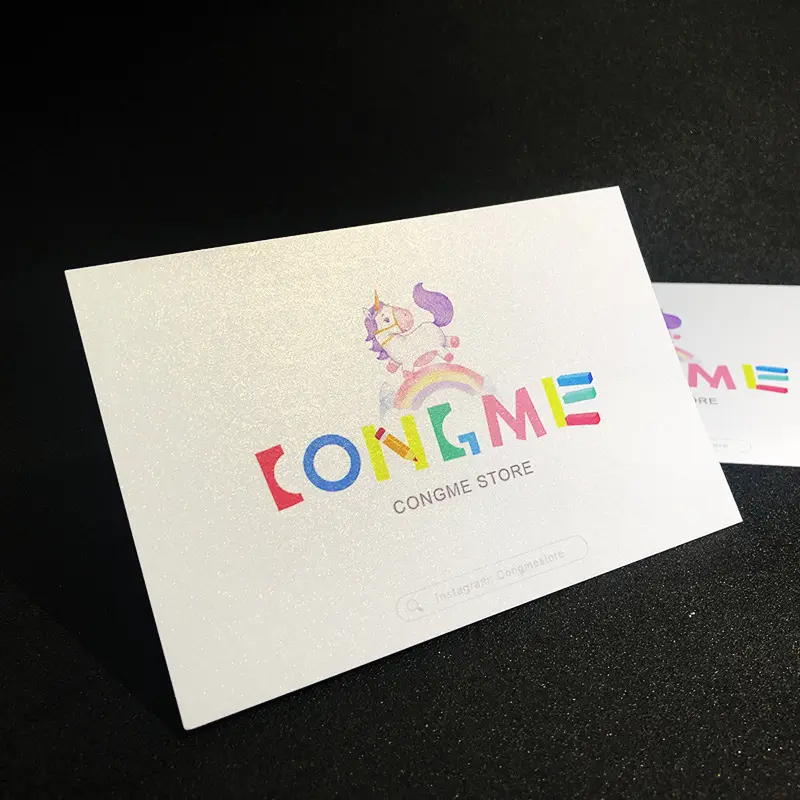 Business Paper Printing Greeting Cardboard Cards High Quality Customized Screen Printing Kraft Paper Roll Paper & Paperboard