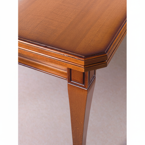 Tavolo rettangolare moderno con piano in marmo lucido allungabile assemblato in pietra sinterizzata per uso domestico modello rettangolare - Product Image 1