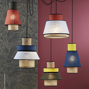 โคมไฟแขวนหวายสไตล์มินิมอลสมัยใหม่ หลอดไฟ LED E27 ทรงกลม หัวเดียว สำหรับห้องนั่งเล่นและห้องรับประทานอาหาร - Product Image 2