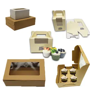XJY personalizzato togo takeaway cartone cibo waffle toast imballaggio scatola di carta dolce per l'imballaggio alimentare da picnic