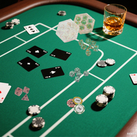 Jeu de dés en résine Vente en gros Logo personnalisé Table multilatérale Accessoire de jeu polyédrique pour jeux de table