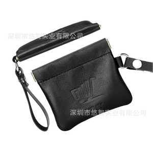 <b>Coin</b> purse/earphone organizer <b>bag</b>, PU leather, custom logo, creative handle, square mini <b>bag</b> - Product Image 1