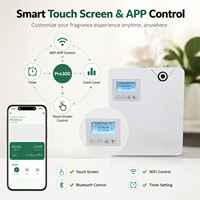 Diffuseur d'arômes commercial 300 ml, machine à parfum intelligente avec écran tactile, contrôle Bluetooth WiFi APP, compatible HVAC