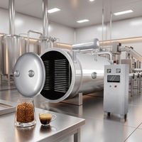 Moderne koffie-vriesdroger met modulair verwarmingssysteem, professionele lyofilisator voor gevarieerde instant koffie recepten