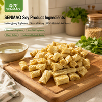 Senmao Prix usine 1KG Emballage personnalisé Dés de tofu protéiné de soja pour Hot Pot, Soupe, Nouilles, Kits de repas et Distribution alimentaire